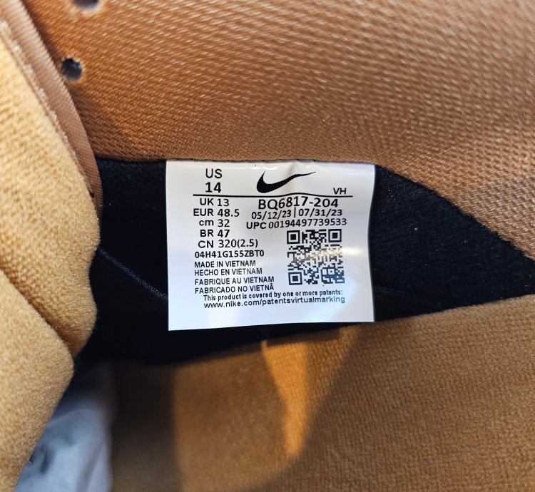 Nike Sb Dunk Low Wheat 2023 Brown Gum Men Size 14 Us New