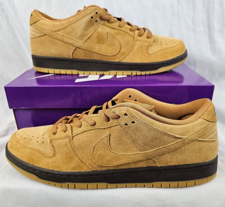 Nike Sb Dunk Low Wheat 2023 Brown Gum Men Size 14 Us New