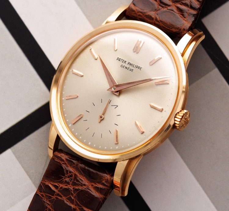 Patek Philippe Calatrava Rose Gold Calatrava Watch Ref 2452 In Untouched Condition