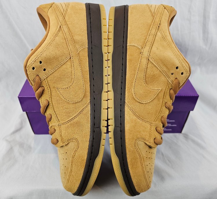 Nike Sb Dunk Low Wheat 2023 Brown Gum Men Size 14 Us New