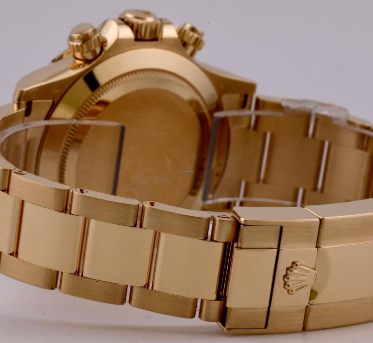 Rolex Daytona 2022 Daytona Yellow Gold Diamond Dial 116508 Unworn
