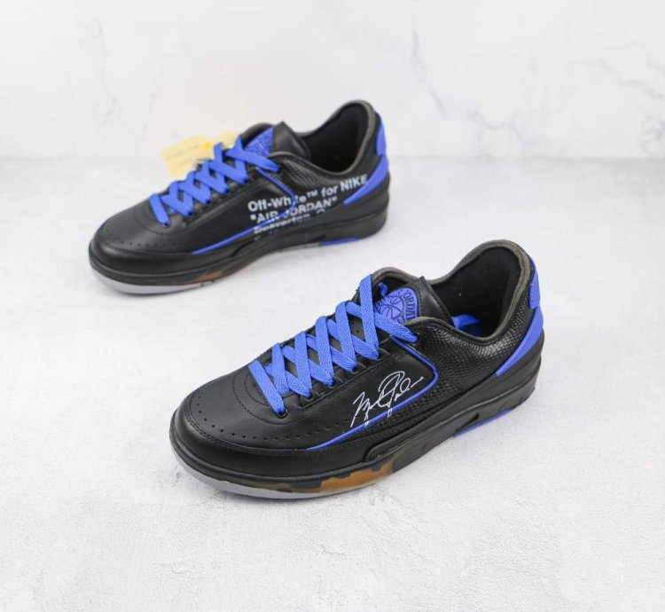 Off-white X Air Jordan 2 Low In Black