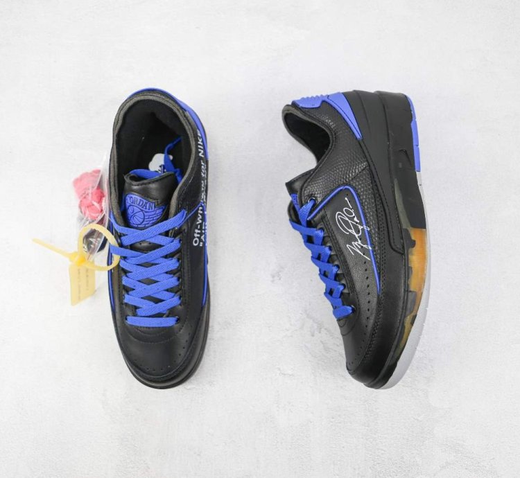 Off-white X Air Jordan 2 Low In Black