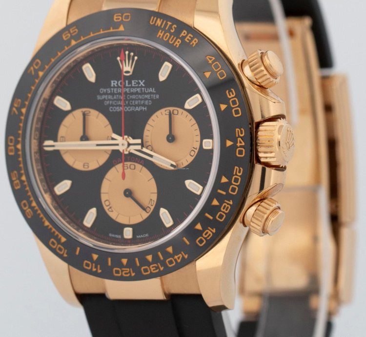 Rolex Daytona 2022 New Papers Rolex Daytona 18k Gold Paul Newman Oysterflex 116518 Ln Box