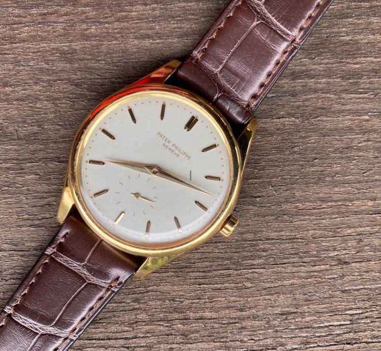 Patek Philippe Calatrava Very Rare 2526 1953 Mark Enamel Dial Caliber Pp 12-600at