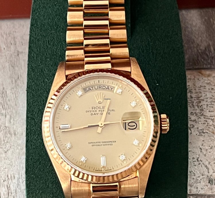 Rolex Day-date 36 President 18ct Gold Daydate With Diamond Dials