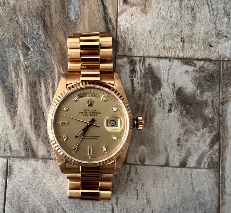 Rolex Day-date 36 President 18ct Gold Daydate With Diamond Dials