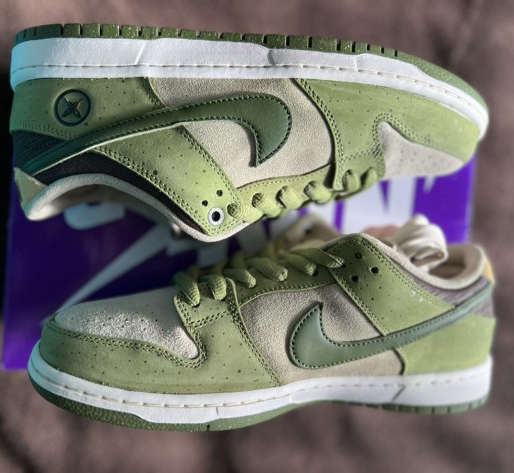 Nike Sb Dunk Low Yuto Horigome Matcha Sz 9 5