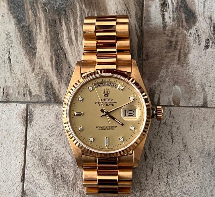 Rolex Day-date 36 President 18ct Gold Daydate With Diamond Dials