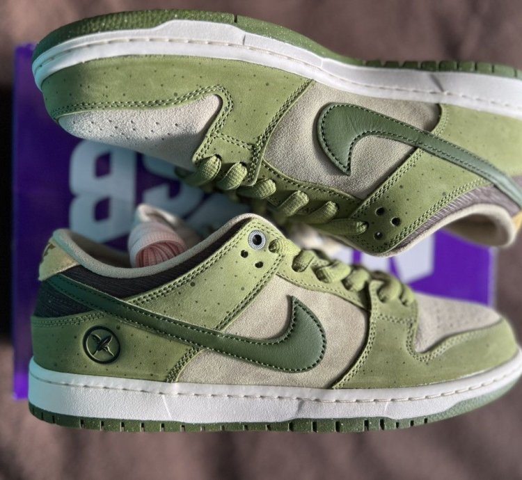 Nike Sb Dunk Low Yuto Horigome Matcha Sz 9 5