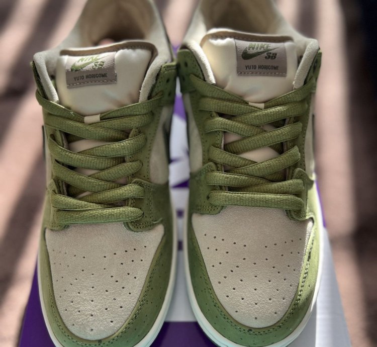 Nike Sb Dunk Low Yuto Horigome Matcha Sz 9 5