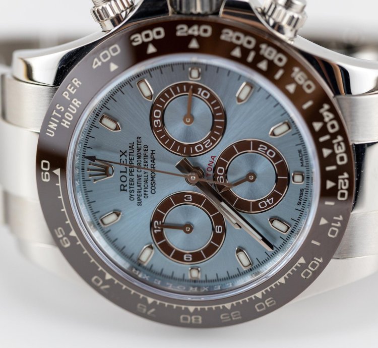 Rolex Daytona 2022 Platinum Daytona Ice Blue 116506 Unworn