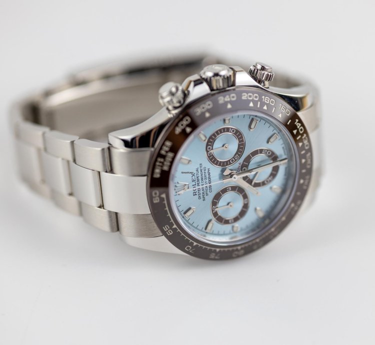Rolex Daytona 2022 Platinum Daytona Ice Blue 116506 Unworn