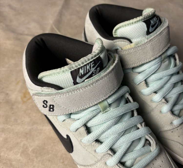 Nike Sb Dunk Mid Crystal Ice 9us