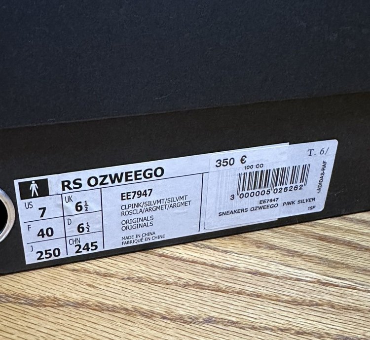 Adidas Ozweego Raf Simons Clear Pink Silver Metallic