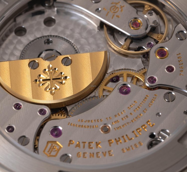 Patek Philippe Calatrava Volutes And Arabesques In Platinum