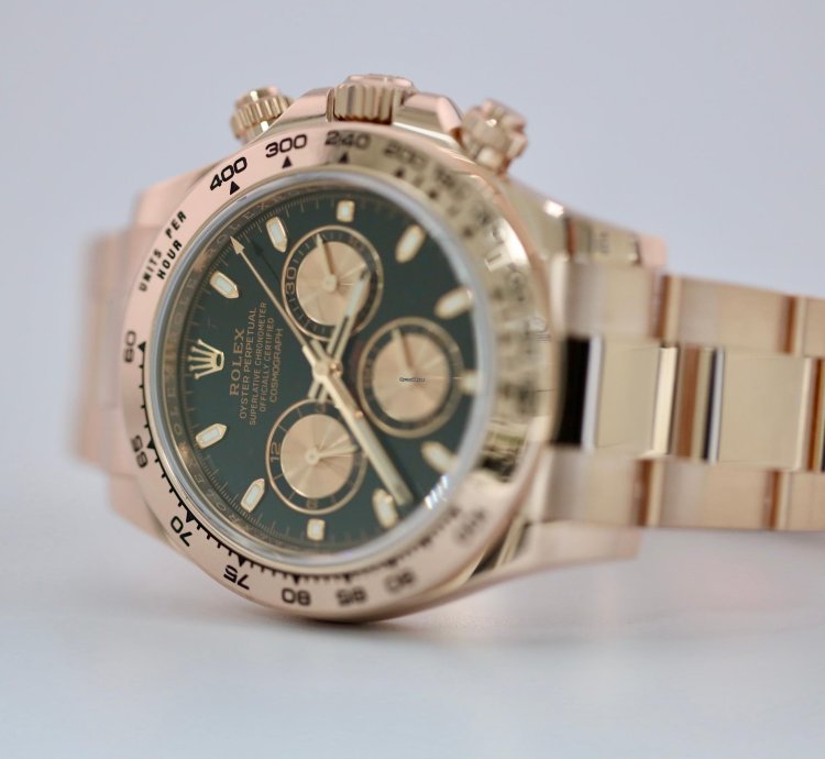 Rolex Daytona 2022 Rose Gold Daytona Black Dial 116505