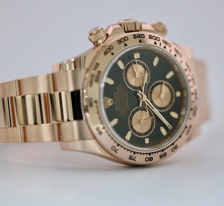 Rolex Daytona 2022 Rose Gold Daytona Black Dial 116505