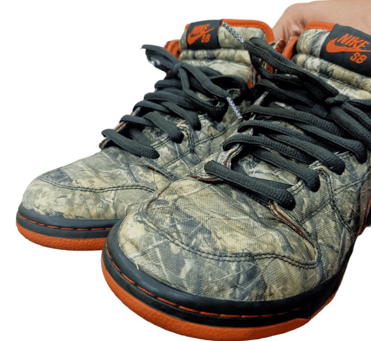 Nike Sb Dunk Mid Real Tree Camo Sneakers