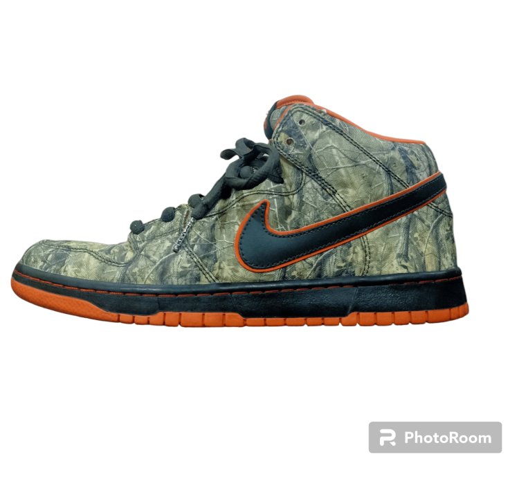Nike Sb Dunk Mid Real Tree Camo Sneakers