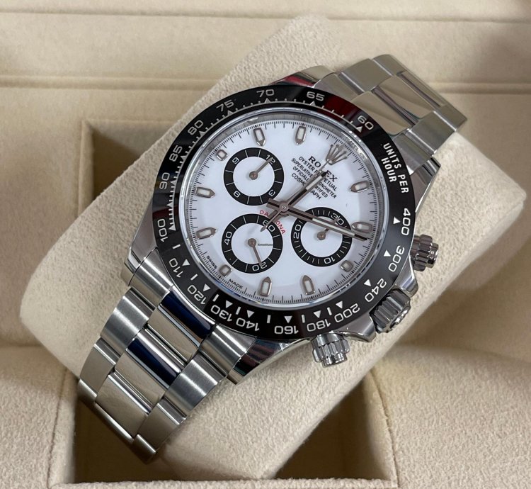 Rolex Daytona 2022 Steel Daytona Cosmograph Panda Unworn Box And Papers 116500ln