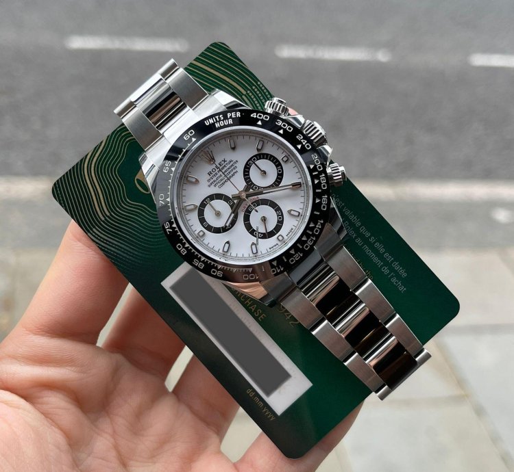 Rolex Daytona 2022 Steel Daytona Cosmograph Panda Unworn Box And Papers 116500ln
