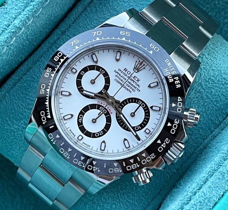 Rolex Daytona 2022 Steel Daytona Cosmograph Panda Unworn Box And Papers 116500ln