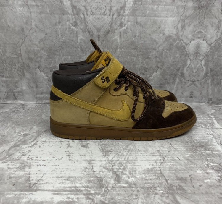 Nike Sb Dunk Mid Wheat Bronze 2006