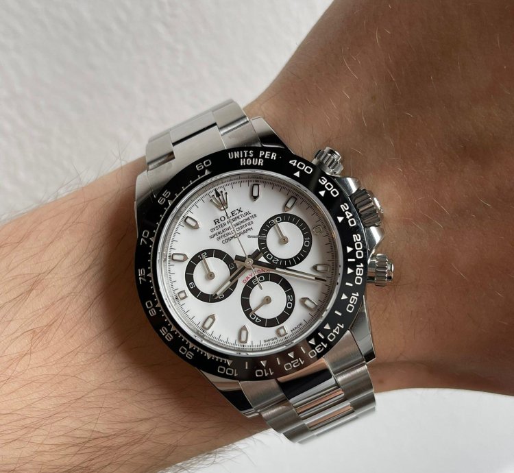 Rolex Daytona 2022 Steel Daytona Cosmograph Panda Unworn Box And Papers 116500ln