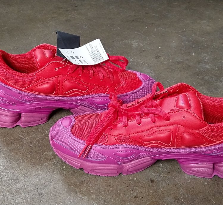 Adidas Raf Simons Ozweego Red Purple Size 8 F34265