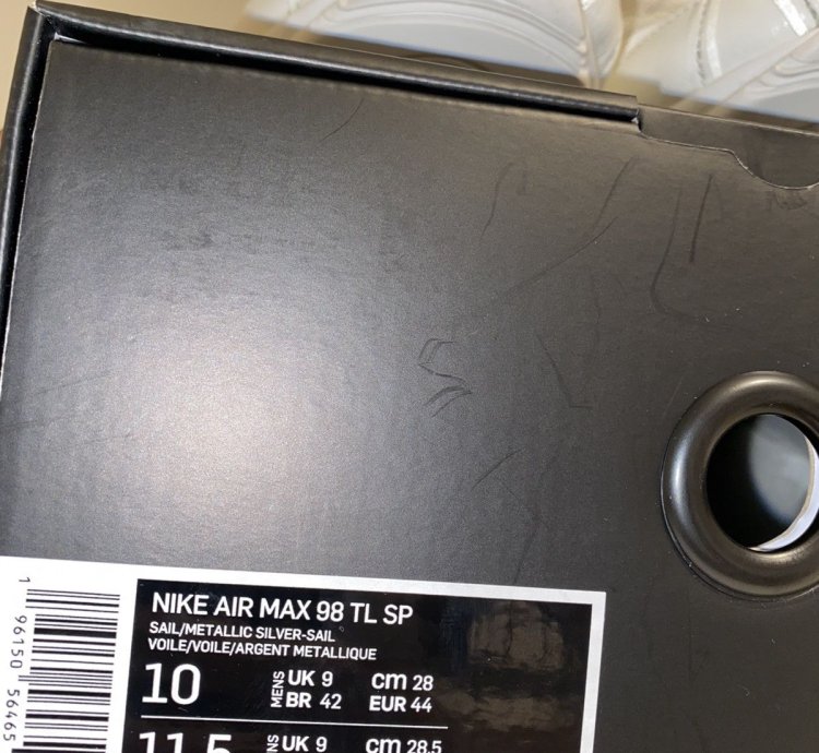 Supreme Nike Air Max 98 Tl White