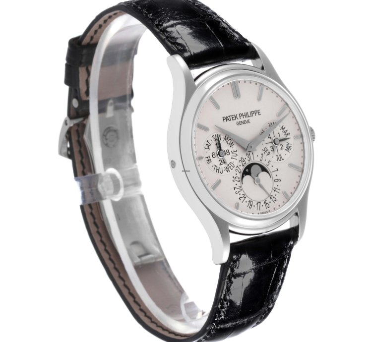Patek Philippe Calatrava White Gold Grand Complications Watch 5140g Box Papers