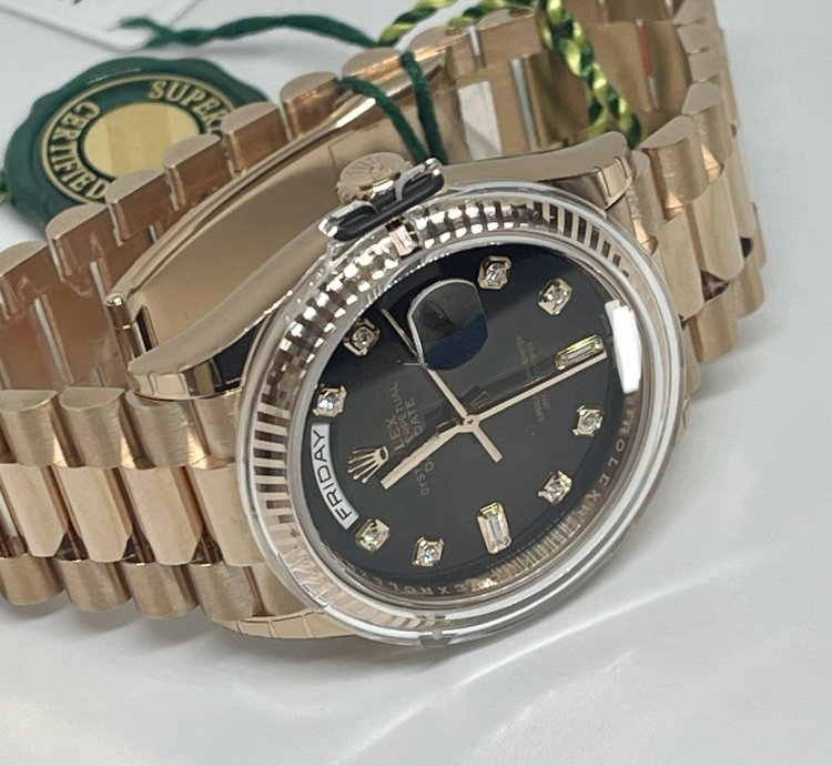 Rolex Day-date 36 President New Chocolate Dial Diamonds