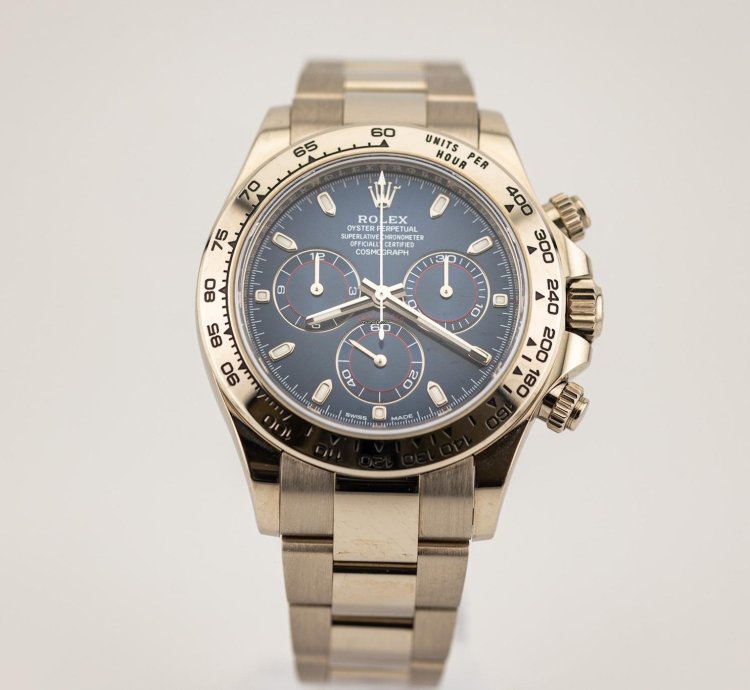 Rolex Daytona 2022 White Gold Daytona Blue Dial 116509 Unworn