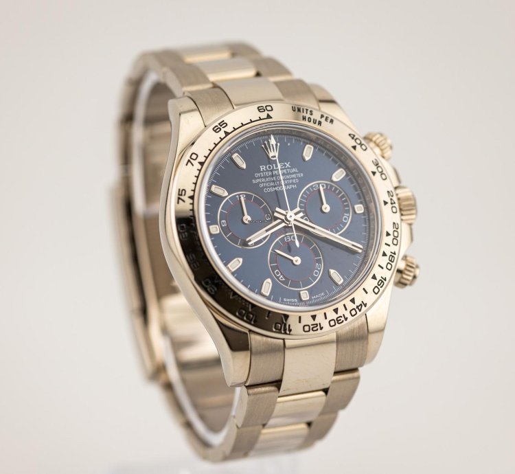 Rolex Daytona 2022 White Gold Daytona Blue Dial 116509 Unworn