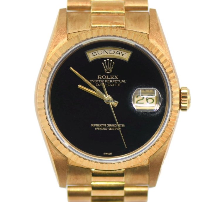 Rolex Day-date 36 President Onyx Unpolished