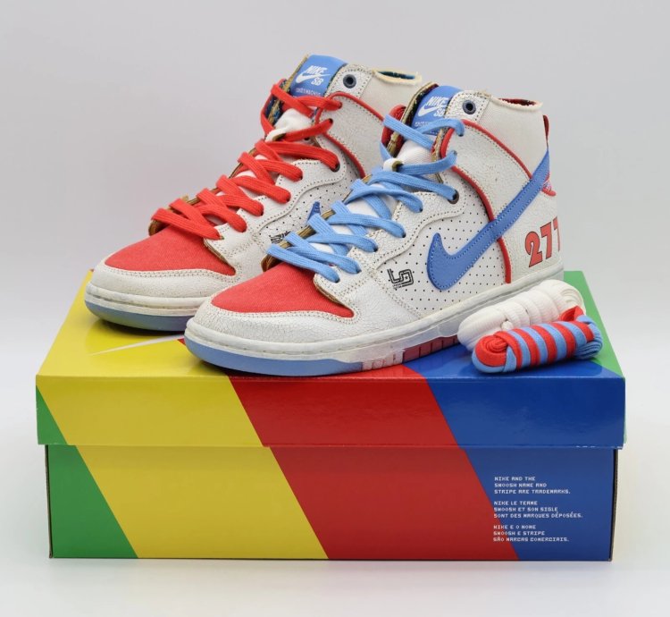Dh7683-100 Magnus Walker Nike Sb Dunk High 1971 Porche 911 T 277