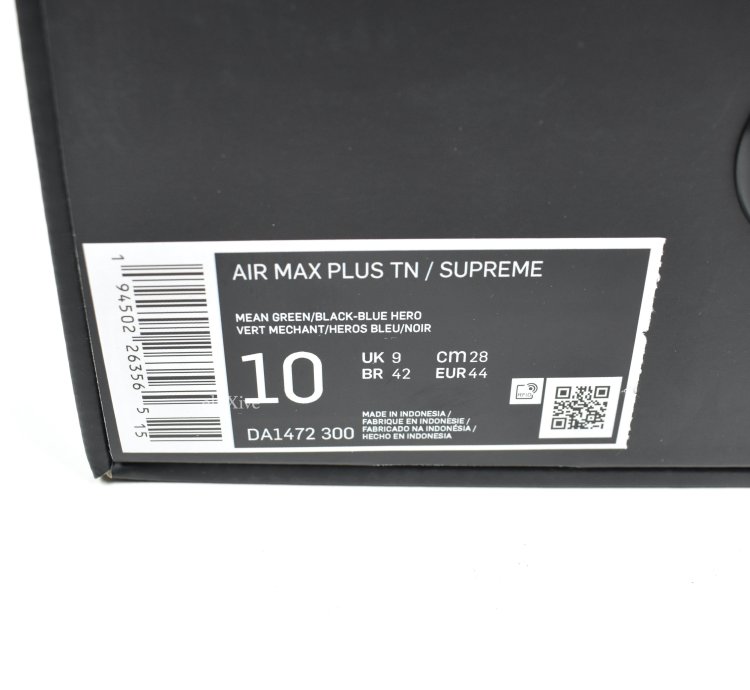 Supreme Nike Air Max Plus Tn Mean Green Flame Ds