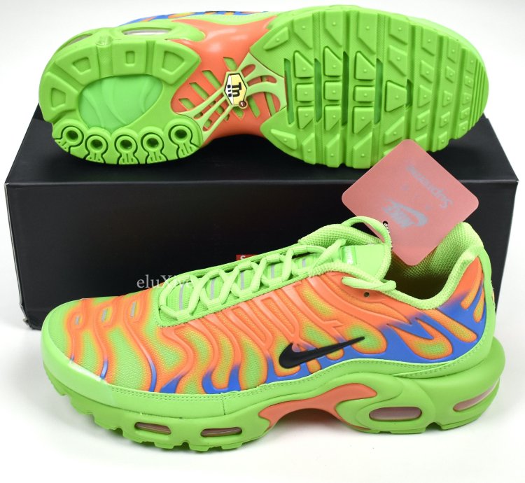 Supreme Nike Air Max Plus Tn Mean Green Flame Ds