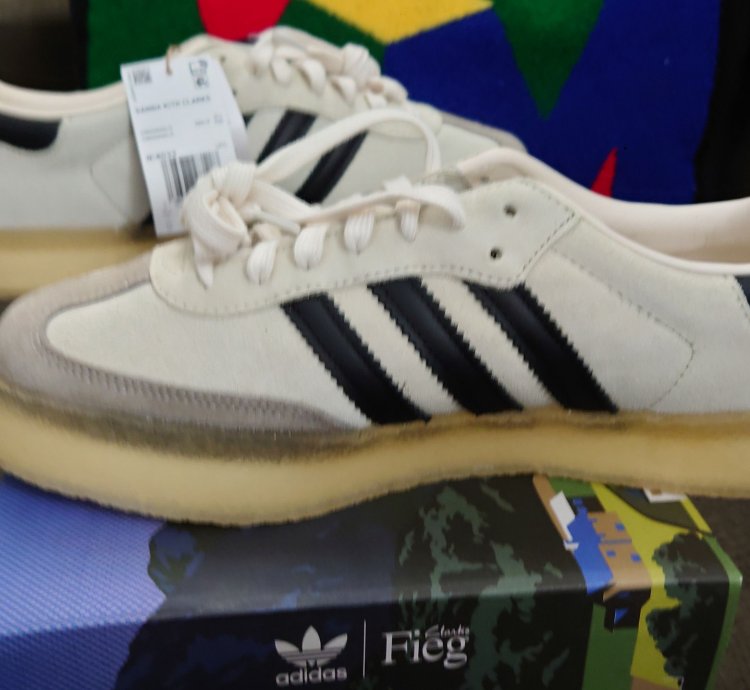 Adidas Ronnie Fieg Clarks 8th Street Samba White Black