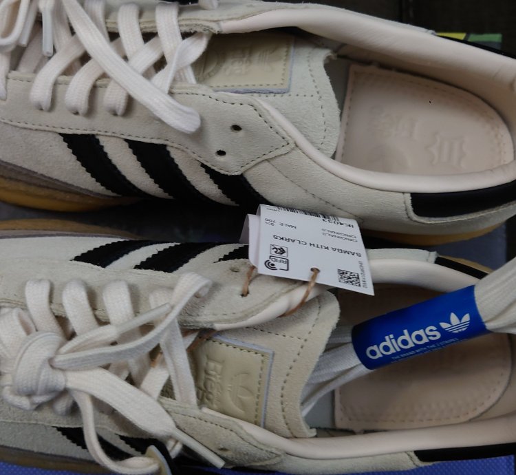 Adidas Ronnie Fieg Clarks 8th Street Samba White Black