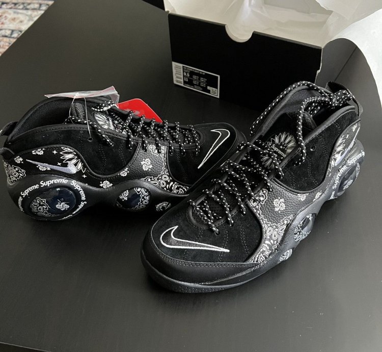 Supreme Nike Air Zoom Air Flight 95 Size 9 5 Black