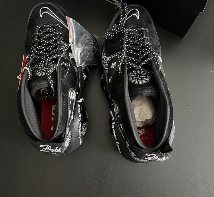 Supreme Nike Air Zoom Air Flight 95 Size 9 5 Black