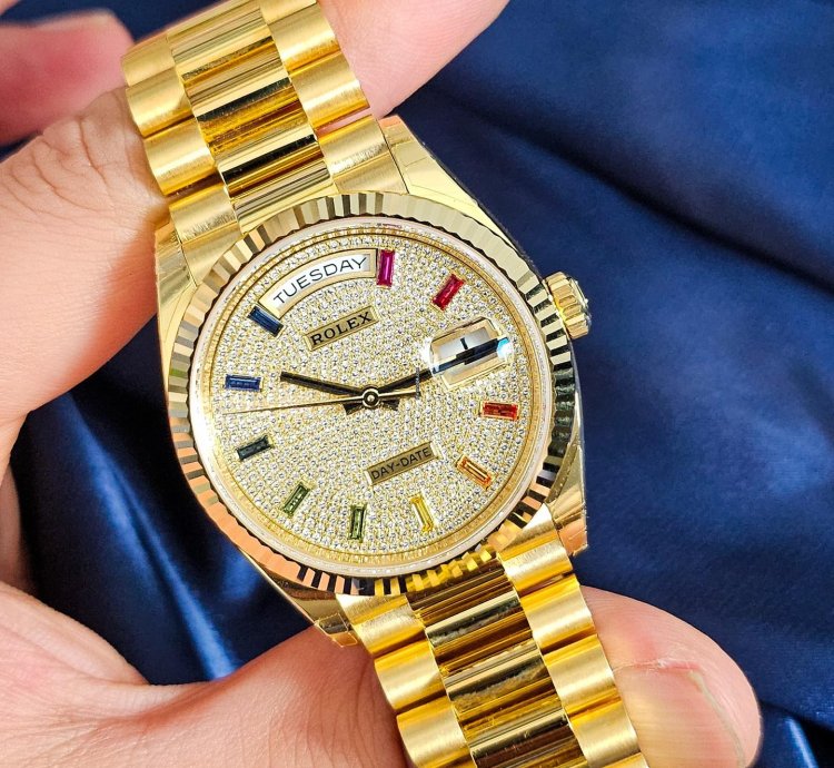 Rolex Day-date 36 Rainbow Dail Unworn