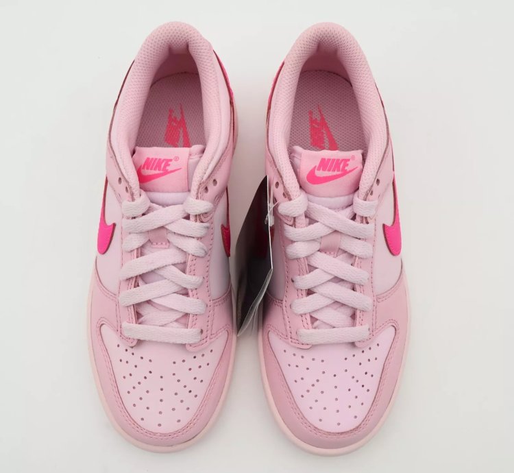 Dh9765-600 Nike Gs Dunk Low Triple Pink