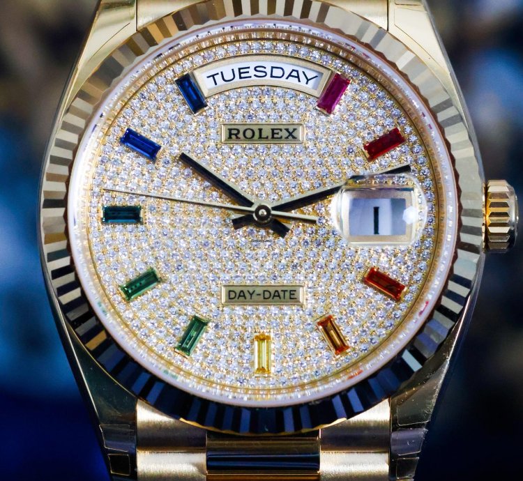 Rolex Day-date 36 Rainbow Dail Unworn