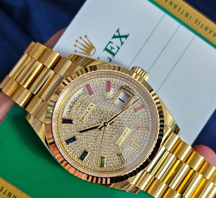 Rolex Day-date 36 Rainbow Dail Unworn
