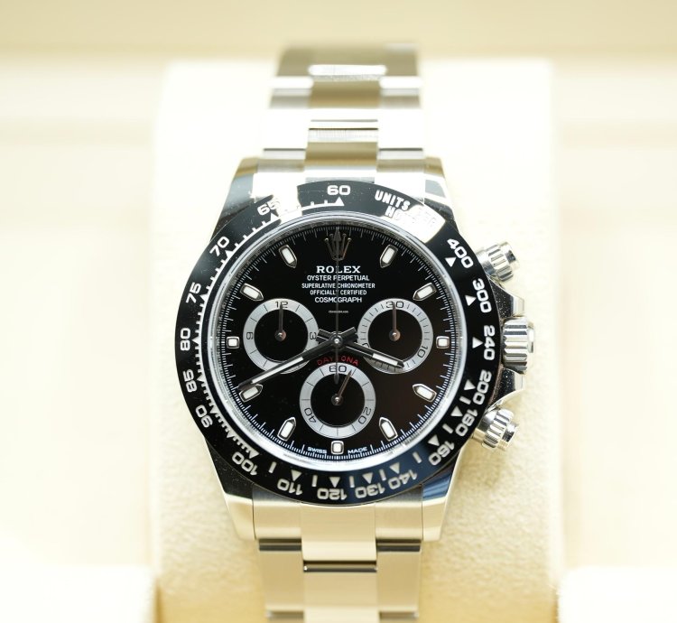 Rolex Daytona 2023 Daytona Cosmograph Black Dial Unworn Box And Papers 116500ln