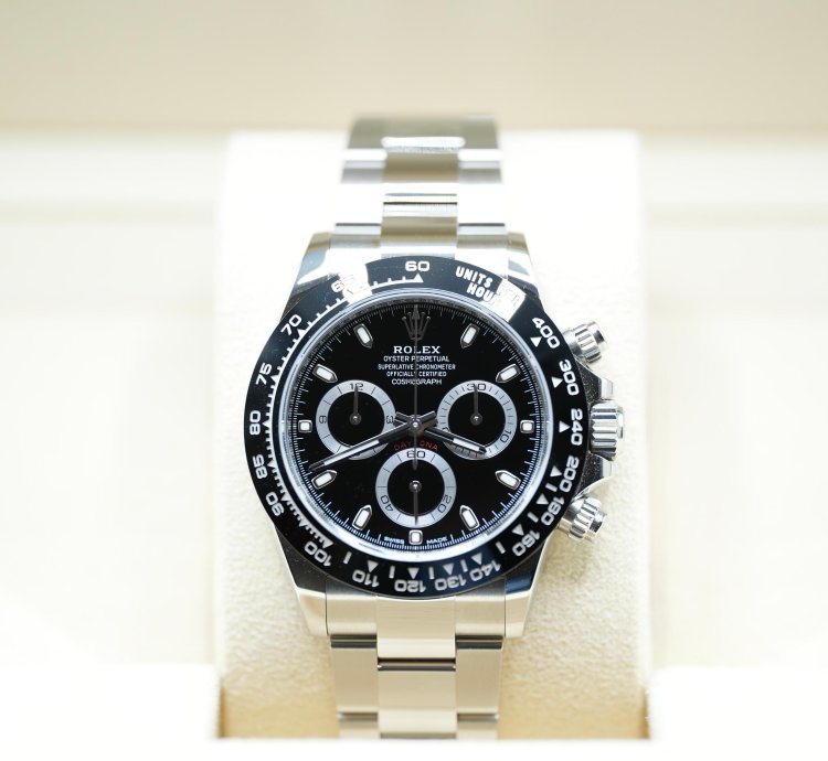Rolex Daytona 2023 Daytona Cosmograph Black Dial Unworn Box And Papers 116500ln