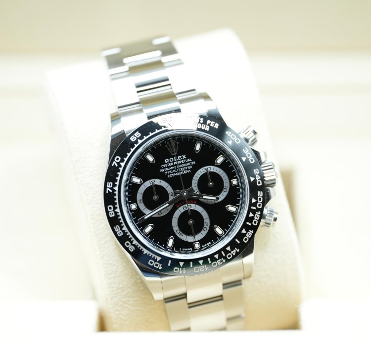 Rolex Daytona 2023 Daytona Cosmograph Black Dial Unworn Box And Papers 116500ln